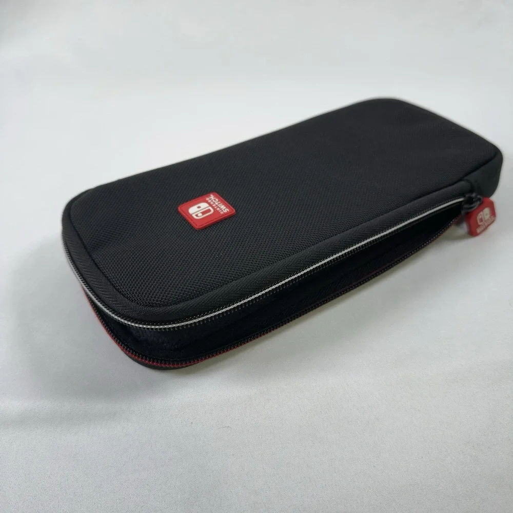 Official‎ NINTENDO SWITCH Travel Case Bag Cover Zip-Up Soft Shell Black